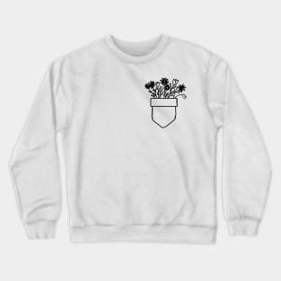 Pocket of flowers Crewneck Sweatshirt